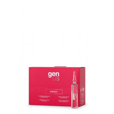 GENUS Energy Energetinis ampulės silpniems, ploniems plaukams, 12x10ml GENUS Energy Energetinis ampulės silpniems, ploniems plaukams, 12x10ml