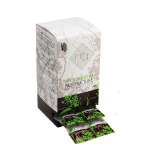 Magnetique Satine Line Macadamia Restructure Hair Booster Botox liftingas plaukų rekonstrukcijos rinkinys 2x12ml