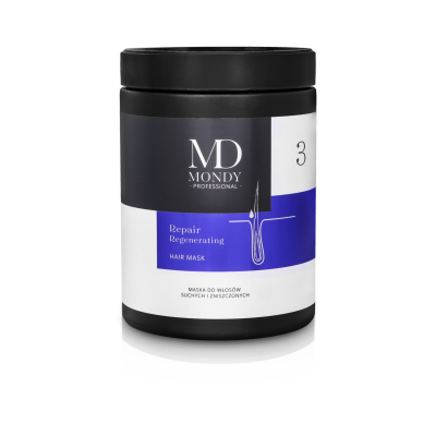 Mondy Repair Regenerating kaukė su hidrolizuotu keratinu ir kokosų aliejumi sausiems ir pažeistiems plaukams 1000ml Mondy Repair Regenerating kaukė su hidrolizuotu keratinu ir kokosų aliejumi sausiems ir pažeistiems plaukams 1000ml