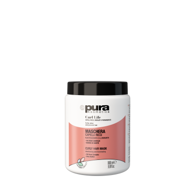 Pura Kosmetica Curl Life  lankstumo suteikianti kaukė garbanotiems plaukams pH 2,50 – 3,50 1000ml