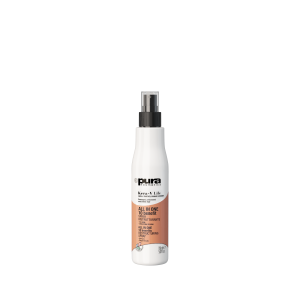 Pura Kosmetica Kera-V Life Vegan  All in one 10-ies efektų veganiško keratino purškiklis kaukė pažeistiems apdorotiems ir švelniems plaukams 150ml