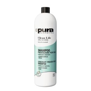 Pura Kosmetica Clean Life Purifying Hydrating Valomasis šampūnas nuo pleiskanų pH 5,00 – 6,00 1000ml Pura Kosmetica Clean Life Purifying Hydrating Valomasis šampūnas nuo pleiskanų pH 5,00 – 6,00 1000ml