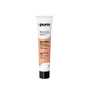 Pura Kosmetica Kera-V Life Vegan Keratin kaukė skirta cheminių procedūrų pažeistiems plaukams pH 2,50 - 3,50 200ml