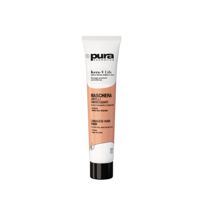 Pura Kosmetica Kera-V Life Vegan Keratin kaukė skirta cheminių procedūrų pažeistiems plaukams pH 2,50 - 3,50 200ml Pura Kosmetica Kera-V Life Vegan Keratin kaukė skirta cheminių procedūrų pažeistiems plaukams pH 2,50 - 3,50 200ml