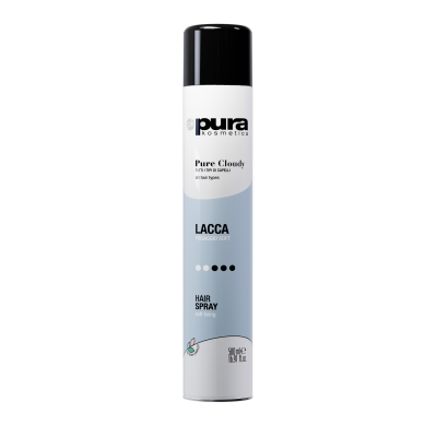 Pura Kosmetica Pure Cloudy plaukų lakas vidutinės fiksacijos (naujiena) 500ml