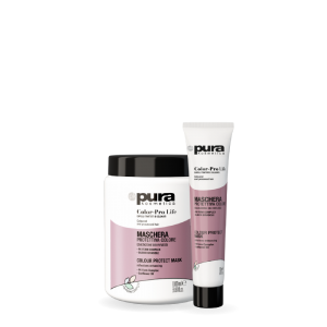 Pura Kosmetica Color-Pro Life Colour Protection spalvos apauganti kaukė dažytiems, šviesintiems ir chemiškai apdorotiems plaukams pH 2,50 – 3,50, 200ml