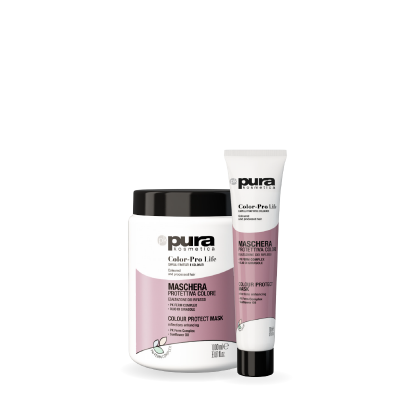 Pura Kosmetica Color-Pro Life Colour Protection spalvos apauganti kaukė dažytiems, šviesintiems ir chemiškai apdorotiems plaukams pH 2,50 – 3,50, 200ml Pura Kosmetica Color-Pro Life Colour Protection spalvos apauganti kaukė dažytiems, šviesintiems ir chemiškai apdorotiems plaukams pH 2,50 – 3,50, 200ml