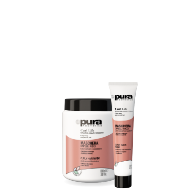Pura Kosmetica Curl Life lankstumo suteikianti kaukė garbanotiems plaukams pH 2,50 – 3,50 200ml