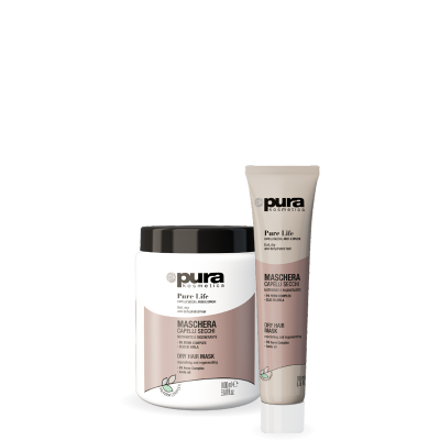 Pura Kosmetica Pure Life Maitinanti kaukė sausiems, dehidratuotiems ir nublukusiems plaukams.pH 2,50 – 3,50 200ml