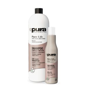 Pura Kosmetica Pure Life Maitinimas ir restruktūrizavimas šampūnas sausiems, dehidratuotiems ir nublukusiems plaukams pH 5,00 – 6,00 250ml