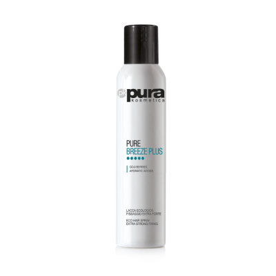 Pura Kosmetica Pure Breeze Plus Plaukų lakas be dujų stipri fiksacija, 300ml Pura Kosmetica Pure Breeze Plus Plaukų lakas be dujų stipri fiksacija, 300ml