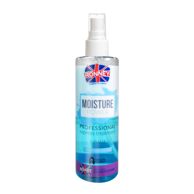 Ronney Moisture Power dvifazis  drėkinamasis purškiklis sausiems ir pažeistiems plaukams 285ml
