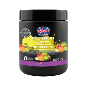 Ronney Multi Fruit Complex regeneruojanti vaisių kaukė sausiems ir pažeistiems plaukams 1000ml