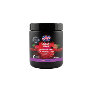 Ronney Color Repair Cherry UV Protection kaukė dažytiems plaukams su UV filtru 1000ml