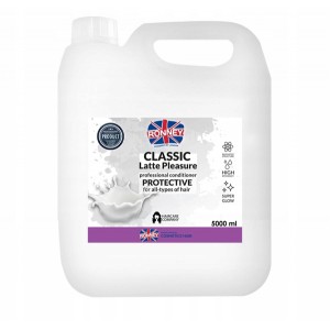 Ronney Classic Latte Pleasure Protective Kondicionierius  visų tipų plaukams 5000ml