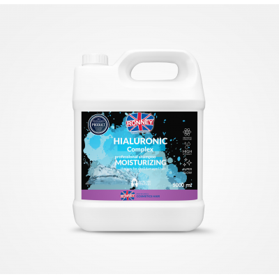Ronney Hialuronic Complex Moistruizing drėkinantis šampūnas 5000ml Ronney Hialuronic Complex Moistruizing drėkinantis šampūnas 5000ml