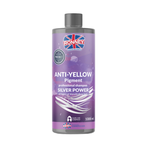 Ronney Anti-Yellow Pigment šampūnas žiliems bei šviesintiems plaukams 1000ml Ronney Anti-Yellow Pigment šampūnas žiliems bei šviesintiems plaukams 1000ml