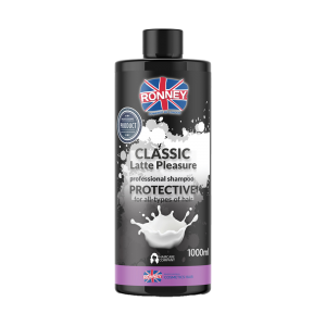 Ronney Classic Latte Pleasure apsauginis plaukų šampūnas 1000ml