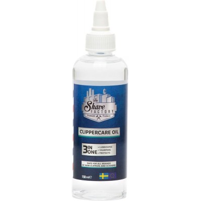 The Shave Factory Clippercare Oil 3-in-1 150ml The Shave Factory Clippercare Oil 3-in-1 150ml