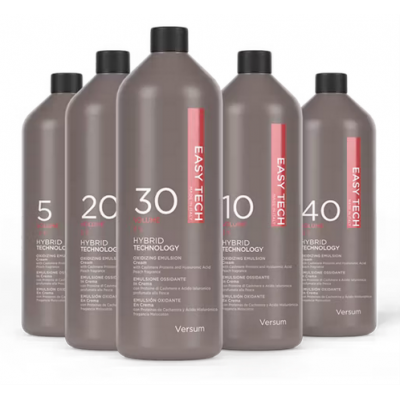 Versum™ Easy Tech Hybrid Technology minkšta kreminė oksidacinė emulsija 1.5, 3, 6, 9, 12% 1000ml Versum™ Easy Tech Hybrid Technology minkšta kreminė oksidacinė emulsija 1.5, 3, 6, 9, 12% 1000ml
