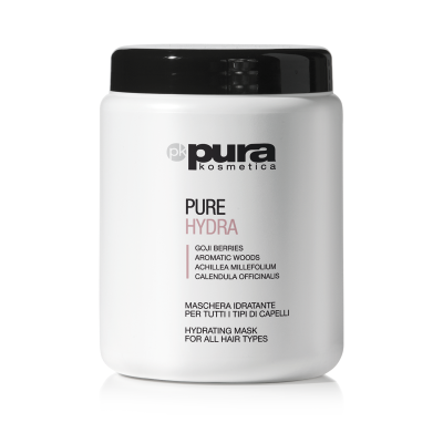Pura Kosmetica Pure Hydra Drėkinanti  kaukė visų tipų plaukams, 1000ml