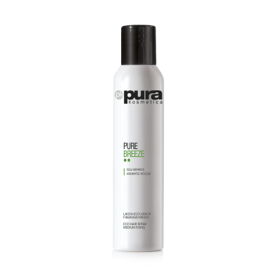 Pura Kosmetica Pure Breeze Plaukų lakas be dujų vidutinė fiksacija, 300ml Pura Kosmetica Pure Breeze Plaukų lakas be dujų vidutinė fiksacija, 300ml